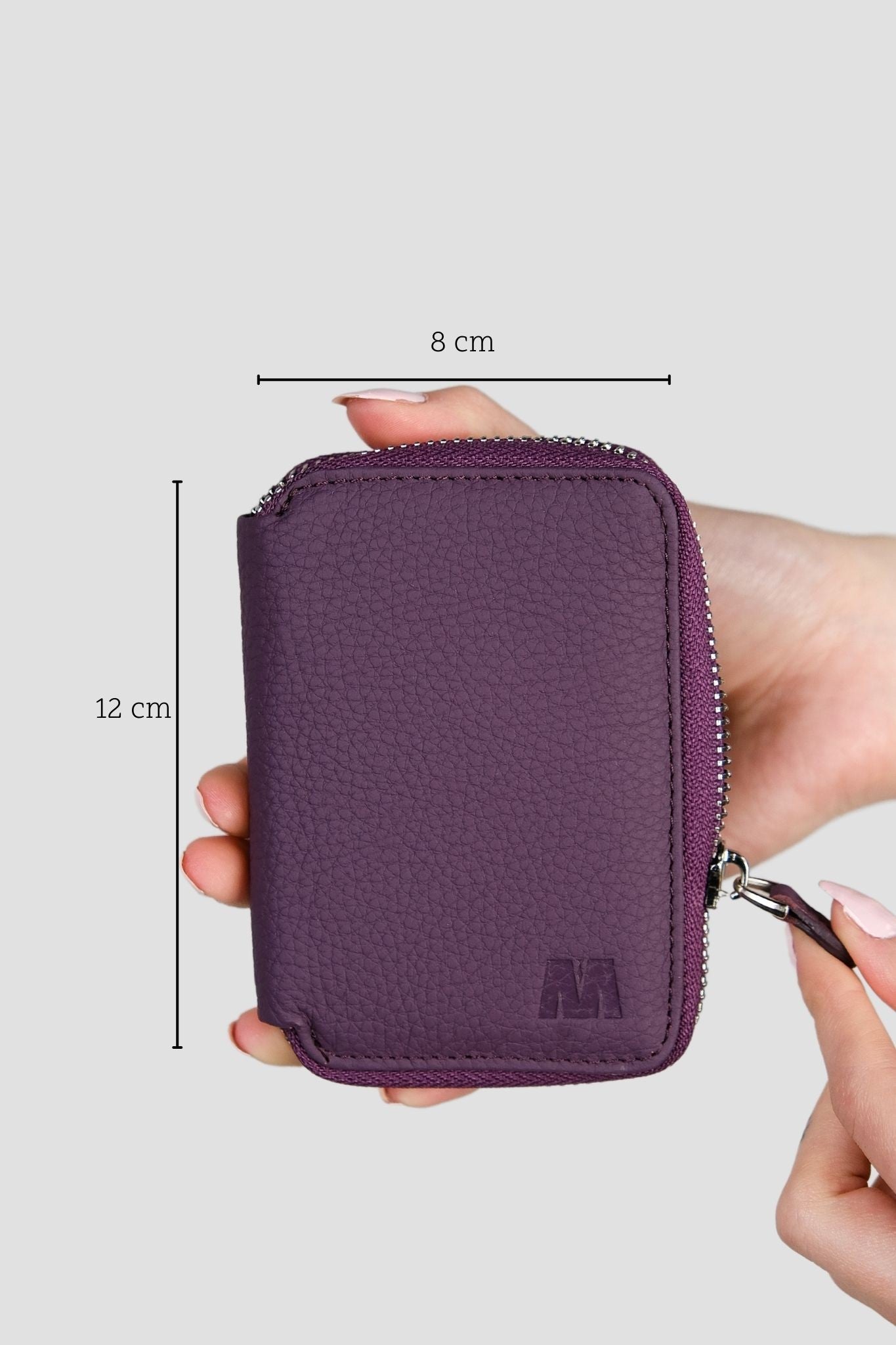 Lotus Hakiki Deri Unisex Fermuarlı Cüzdan