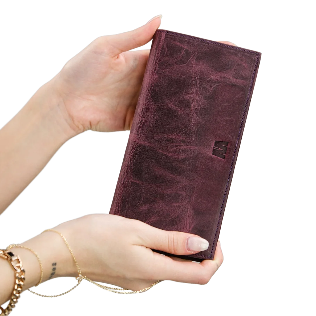 Lilya Kadın Deri Cüzdan – Fermuarlı, Telefon Bölmeli